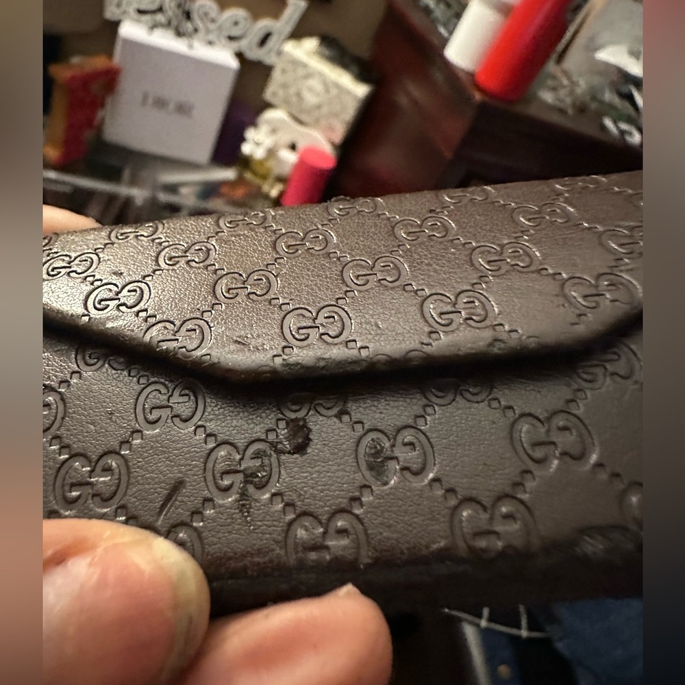 Preloved Authentic Gucci Eyeglass Sunglass Case Brown - Picture 12 of 15